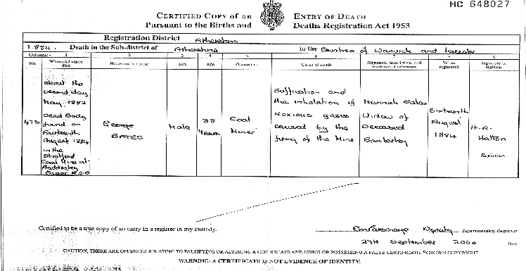 Bates death cert