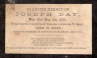 Joseph Day memorial Card